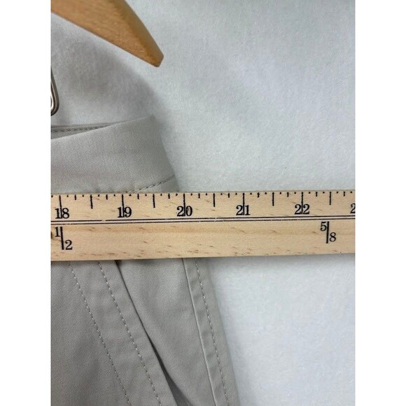 Talbots NWT Relaxed Chino Pants 16 light khaki beige stretch cotton ankle solid - Picture 5 of 8